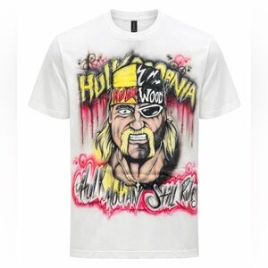 Hulk Hogan Still Rules Custom Airbrushed T-Shirt Size Medium Brand New